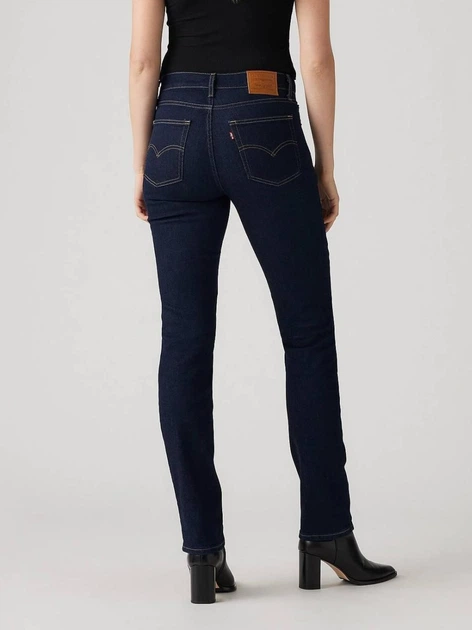 Джинси Slim Fit жіночі Levi`s 724 High Rise Straight 18883-0227 W31L30 Темно-сині (5401105548155) - зображення 2