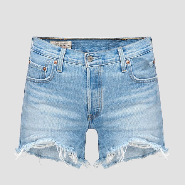 Spodenki damskie krótkie jeansowe Levi`s 501® Original Short 56327-0086 26 Niebieskie (5400816883432) - obraz 5