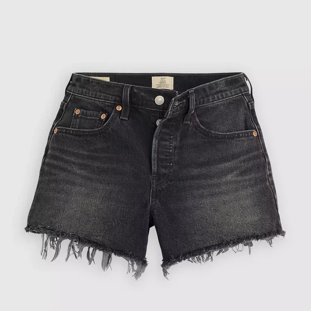 Шорти джинсові короткі жіночі Levi`s 501® Curve Short 005DP-0012 30 Чорні (5401187792248) - зображення 7