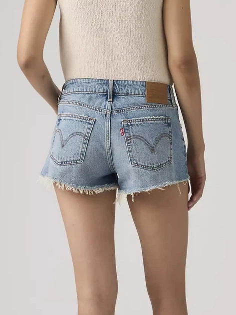 Шорти джинсові короткі жіночі Levi`s Low Loose Short 005DR-0001 27 Блакитні (5401187722245) - зображення 2