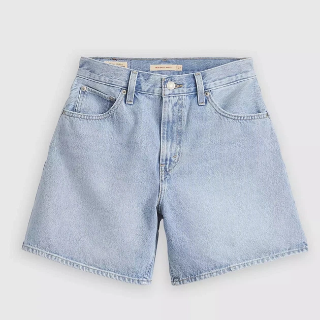 Spodenki damskie krótkie jeansowe Levi`s High Baggy Short A9311-0000 28 Błękitne (5401157224380) - obraz 7
