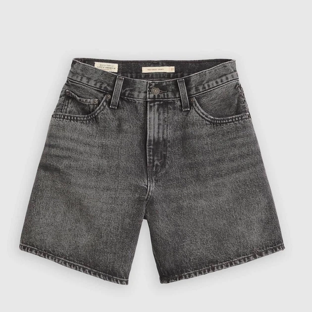 Шорти джинсові короткі жіночі Levi's High Baggy Short Wheres My Phone A9311-0003 25 Чорні (5401157224854) - зображення 5