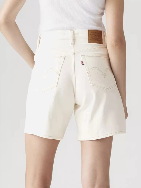 Spodenki damskie krótkie jeansowe Levi`s High Baggy Short A9311-0007 28 Białe (5401187758633) - obraz 2