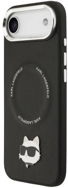 Панель Karl Lagerfeld Choupette Pins MagSafe для Apple iPhone 17 Air Black (3666339496104) - зображення 2