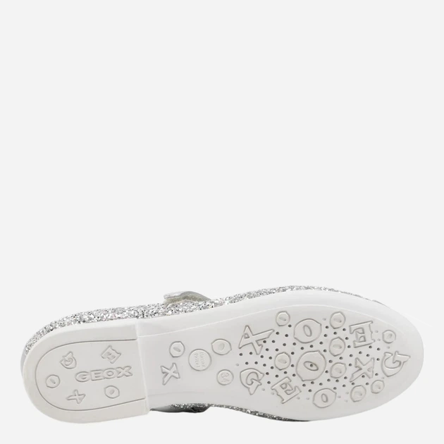 Дитячі туфлі для дівчинки Geox Jr Plie J8255A-0EWNF-C1007 34 Сріблясті (8056206066242) - зображення 5