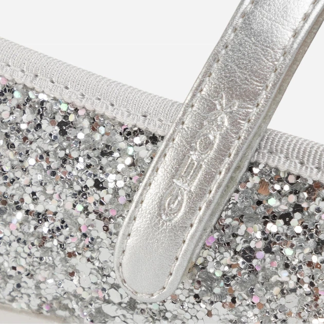 Дитячі туфлі для дівчинки Geox Jr Plie J8255A-0EWNF-C1007 34 Сріблясті (8056206066242) - зображення 6