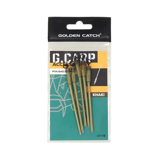 Втулка для грузил GC G.Carp PVA Bag Stems L (5шт) - Фото 1 Втулка для грузил GC G.Carp PVA Bag Stems L (5шт) - изображение 1