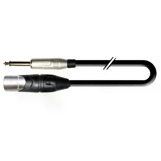 Переходной кабель 6.3 мм mono Jack XLR3 штекер 50 см медь металл для передачи аудиосигнала - Фото 6 Переходной кабель 6.3 мм mono Jack XLR3 штекер 50 см медь металл для передачи аудиосигнала - изображение 6