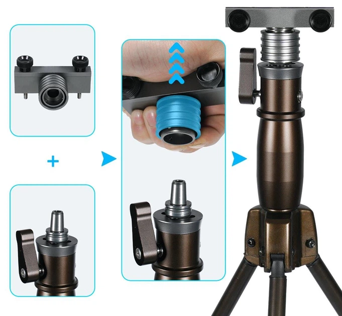 Трипод для стрельбы Fiery Deer Tripod Trigger stick Gen7 MLK (90-165 см) - изображение 3