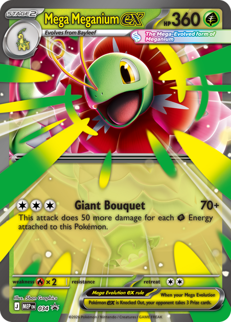 Zestaw kart Pokemon TCG: Mega Evolution - Ascended Heroes - Mega Meganium ex Box (196214132030) - obraz 5