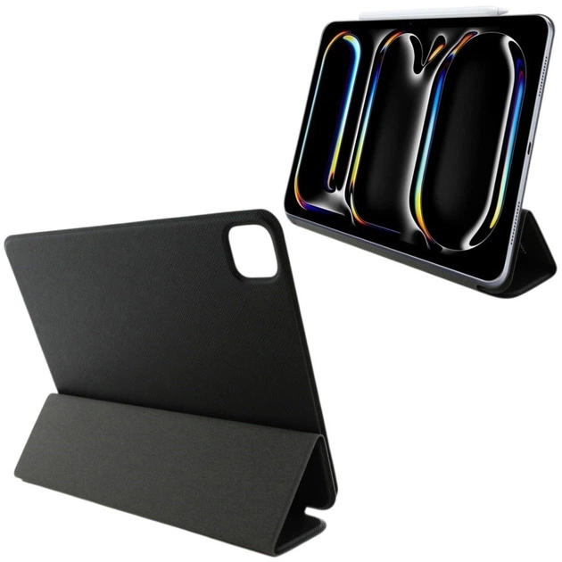 Etui z klapką Karl Lagerfeld Saffiano Magnetic Karl & Choupette do Apple iPad Pro 13" 2024 Black (3666339388034) - obraz 7