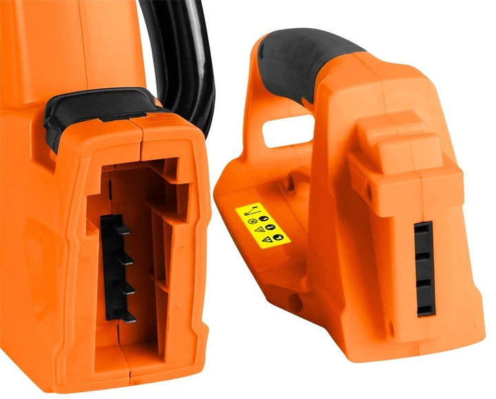 Садовий інструмент Neo Tools 04-634 2 в 1 з телескопічною штангою ланцюгова пилка 750 Вт 250 мм + ножиці для живоплоту 550 Вт 460 мм (5907558478037) - зображення 8