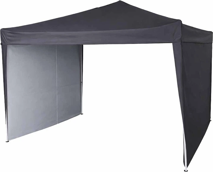 Pawilon ogrodowy KIK Luaro 3 x 3 m Czarny (5903039770447) - obraz 3