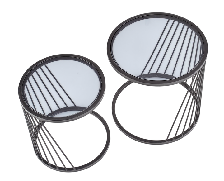 Набір столиків Halmar Antilla Чорний (5905248106789) - зображення 3