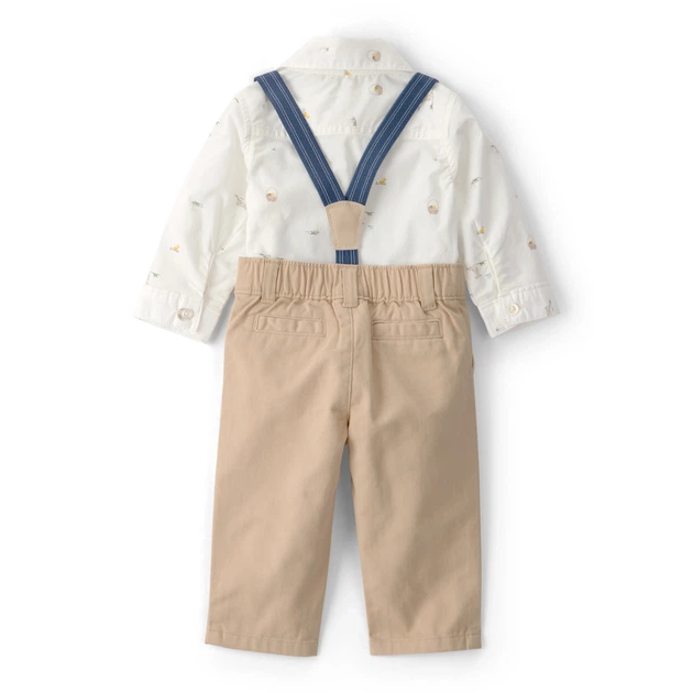 Комплект Carter's 2в1 боді-сорочка, штани для хлопчика 81-86 см (1U634910_24M) - зображення 2
