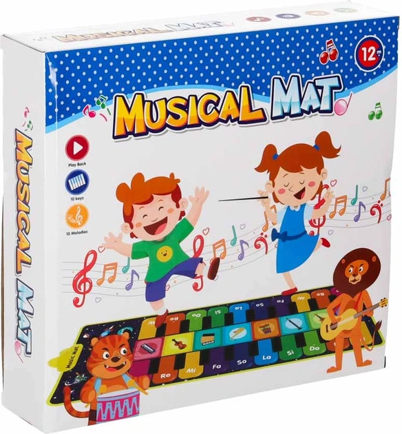 Танцювальний килимок KIK з 10 мелодіями KX2929 (5903039769342) - зображення 8