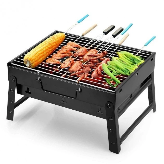 Складаний BBQ гриль Mensory Grill Portable 35 см – портативний мангал для пікніка, кемпінгу та відпочинку на природі - Фото 3 Складаний BBQ гриль Mensory Grill Portable 35 см – портативний мангал для пікніка, кемпінгу та відпочинку на природі - изображение 3