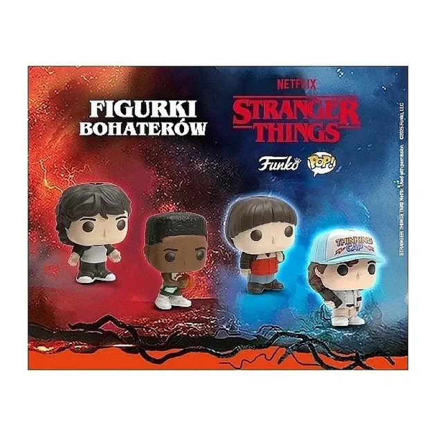 Набір Kinder Joy Stranger Things 24×20 г, шоколадні яйця-сюрприз із десертом молочний шоколад і какао та колекційними іграшками Funko Pop за мотивами серіалу Дуже дивні справи, 24 штуки по 20 г, десерт-іграшка Kinder Joy для дітей і колекціонерів - Фото 5 Набір Kinder Joy Stranger Things 24×20 г, шоколадні яйця-сюрприз із десертом молочний шоколад і какао та колекційними іграшками Funko Pop за мотивами серіалу Дуже дивні справи, 24 штуки по 20 г, десерт-іграшка Kinder Joy для дітей і колекціонерів - зображення 5