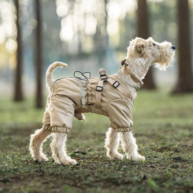 Зимняя куртка для собак V.PET.B.R. Dog Apparel C837 Khaki, XS - изображение 3