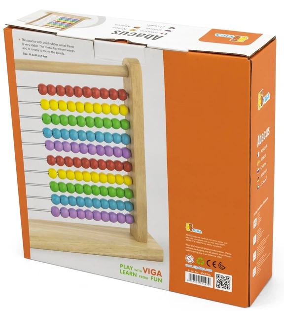 Liczydło Viga drewniane 50493 (6934510504939) - obraz 5