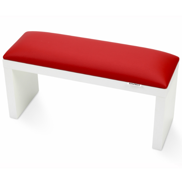 Подставка для маникюра на белых ножках Spenvi Red - Фото 1 Подставка для маникюра на белых ножках Spenvi Red - изображение 1