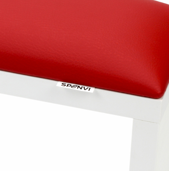 Подставка для маникюра на белых ножках Spenvi Red - Фото 3 Подставка для маникюра на белых ножках Spenvi Red - изображение 3