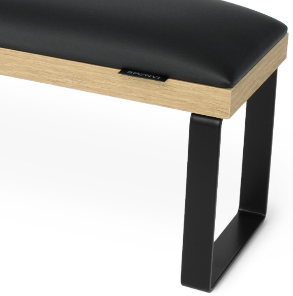 Подставка для маникюра на съемных металлических черных ножках Spenvi Loft Black на коричневой основе - Фото 2 Подставка для маникюра на съемных металлических черных ножках Spenvi Loft Black на коричневой основе - изображение 2