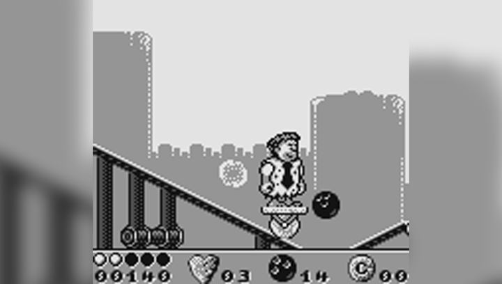Игра Nintendo Game Boy The Flintstones Английская Версия Только Картридж Б/У - изображение 2