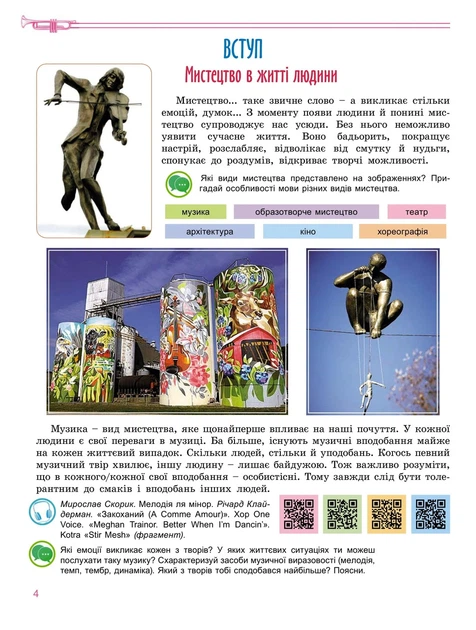 Книга «Мистецтво. 7 клас». Автор - Олена Гайдамака - изображение 4