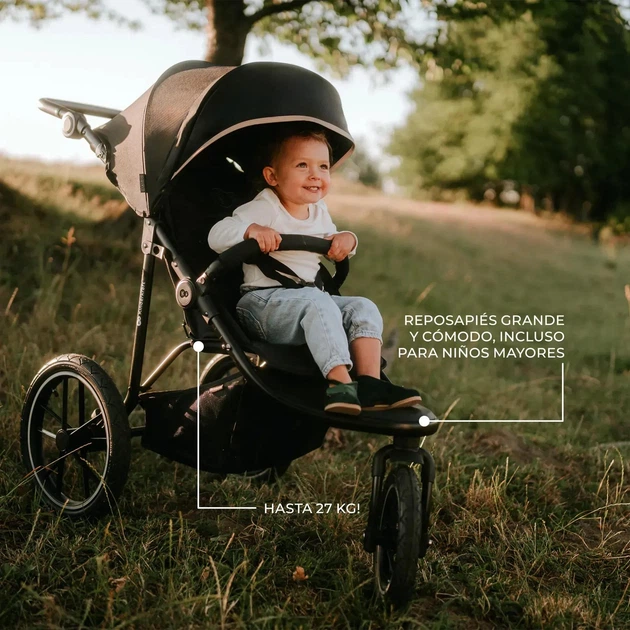Прогулянкова коляска Kinderkraft Helsi 2 Black, 5902533926046 - зображення 13