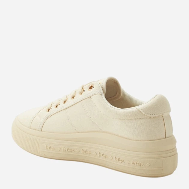 Trampki damskie materiałowe do kostki Lee Cooper LCW-26-44-4473 38 Beżowe (5901479632707) - obraz 3
