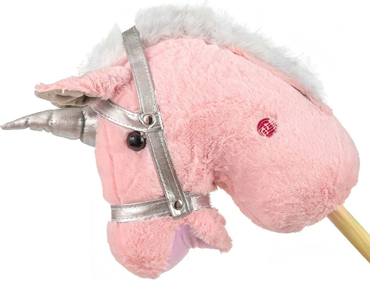 Koń na kiju Milly Mally Hobby Jasnoróżowy (5901761127300) - obraz 4