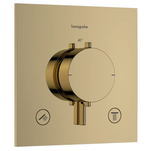 Смеситель для душа Hansgrohe Ecostat Comfort E термостатический, золото (33711990) - Фото 1 Смеситель для душа Hansgrohe Ecostat Comfort E термостатический, золото (33711990) - изображение 1