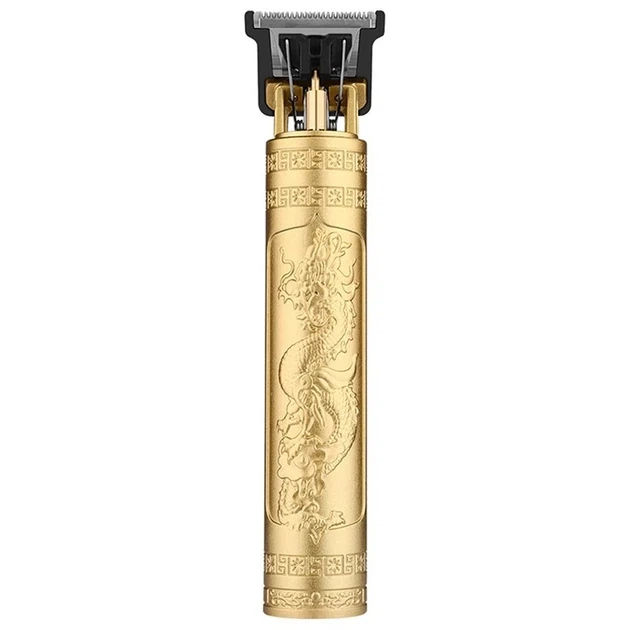 Триммер VINTAGE T9 Digital Bronze Dragon аккумуляторный беспроводной+ 4 насадки - изображение 2