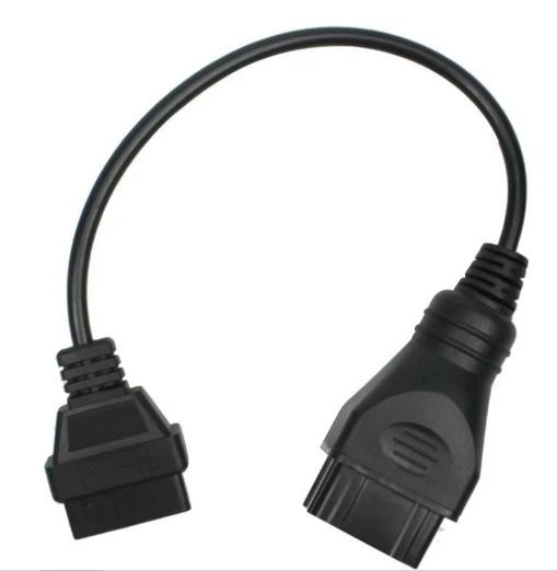Переходник на RENAULT (Рено) OBD2 12/16 pin с 12 на 16 пин (614900718) Черный - изображение 5