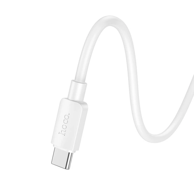 Кабель HOCO X96 Hyper 100W charging data cable Type-C White - Фото 4 Кабель HOCO X96 Hyper 100W charging data cable Type-C White - зображення 4
