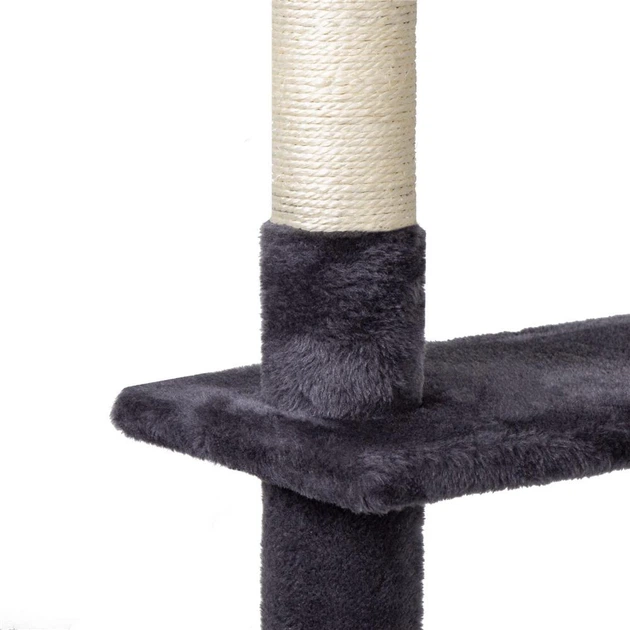 Drapak dla kota Springos Wielopoziomowy Ciemnoszary PA1045 (5907719457673) - obraz 9