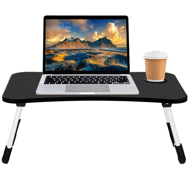 Столик для ноутбука Springos Складаний Чорний HA4010 (5907719473611) - зображення 17