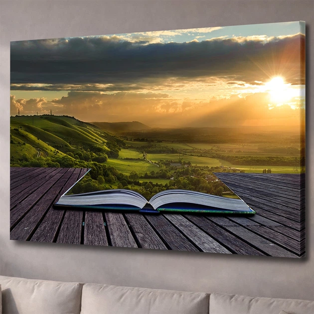 Картина для спальні - Книга Спокою - 40х60 см - Фото 6 Картина для спальні - Книга Спокою - 40х60 см - изображение 6