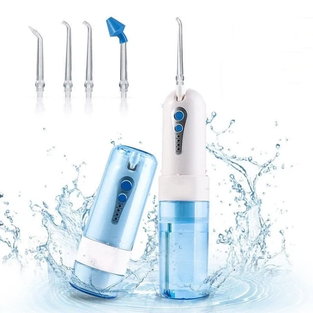 Портативный ирригатор Power Floss PR40V Original — беспроводной ирригатор для зубов, мощная струя воды, встроенный аккумулятор - изображение 2