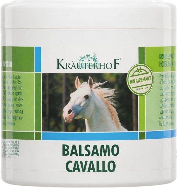 Бальзам для тіла Krauterhof Кінський охолоджувальний 500 мл (4075700054703) - зображення 1
