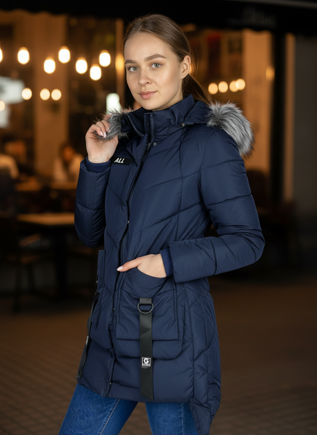 Куртка XUECHENHAN XL Темно-синій (OZK-SD434-Navy-blue) - Фото 3 Куртка XUECHENHAN XL Темно-синій (OZK-SD434-Navy-blue) - зображення 3