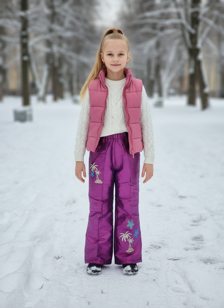 Брюки MTP 128см Сливовый (PVM-137316-Plum) - Фото 1 Брюки MTP 128см Сливовый (PVM-137316-Plum) - изображение 1