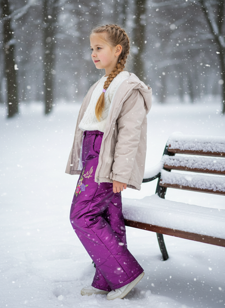 Брюки MTP 122см Сливовый (PVM-137318-Plum) - Фото 2 Брюки MTP 122см Сливовый (PVM-137318-Plum) - изображение 2