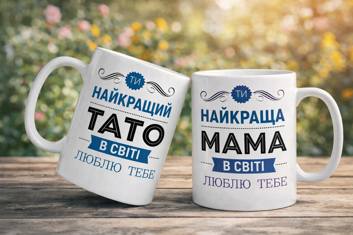 Комплект чашек для мамы и папы.Парные чашки для родителей.Чашки мама/папа лучшие в мире.Объем 330мл (COPY) - Фото 1 Комплект чашек для мамы и папы.Парные чашки для родителей.Чашки мама/папа лучшие в мире.Объем 330мл (COPY) - изображение 1
