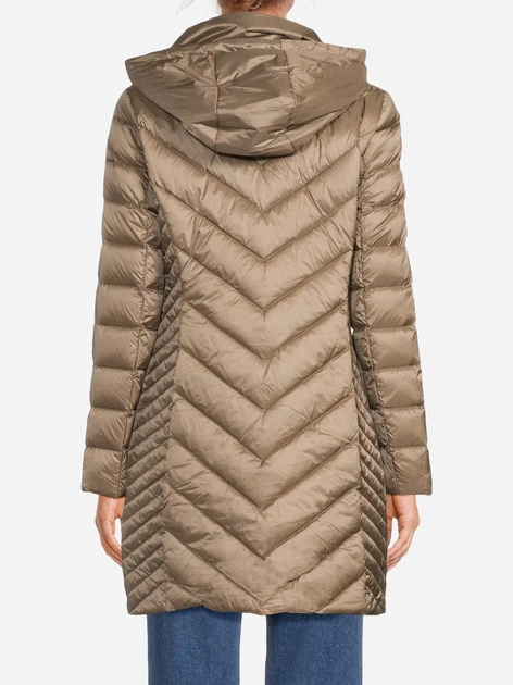 Куртка демисезонная женская удлиненная Michael Kors 781301815 M Коричневая (1159856874) - Фото 2 Куртка демисезонная женская удлиненная Michael Kors 781301815 M Коричневая (1159856874) - изображение 2