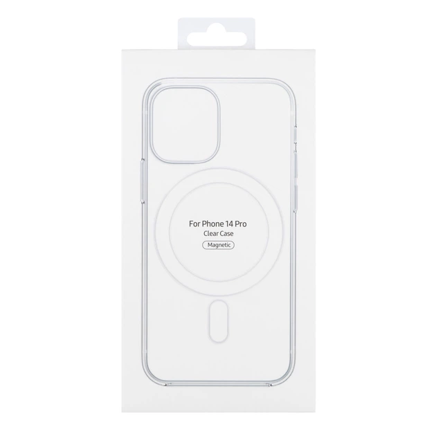 Прозрачный чехол для iPhone 14 Pro TPU Clear Case с MagSafe - изображение 7