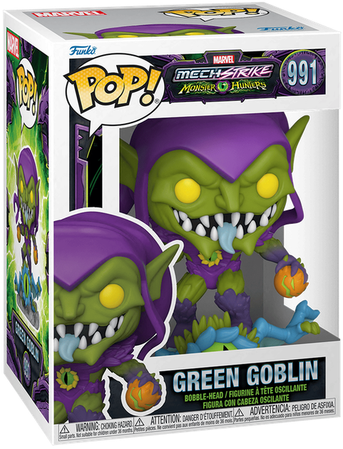 Фигурка Зеленый Гоблин — Funko Pop! MARVEL: SPIDER-MAN: NO WAY HOME — GREEN GOBLIN #991 - Фото 1 Фигурка Зеленый Гоблин — Funko Pop! MARVEL: SPIDER-MAN: NO WAY HOME — GREEN GOBLIN #991 - изображение 1