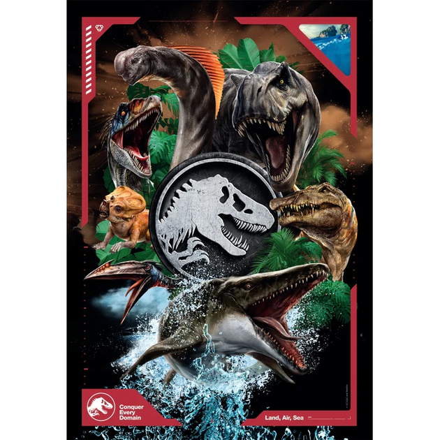 Пазл Clementoni: SuperColor — Jurassic World / Мир Юрского периода (180 элементов) — 29098 - изображение 3