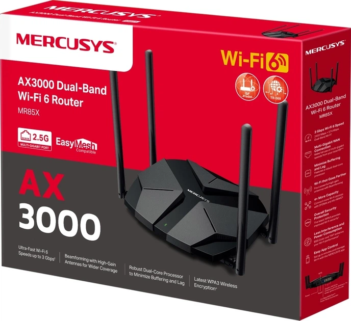 Router Mercusys MR85X (MERC-MR85X) - obraz 2